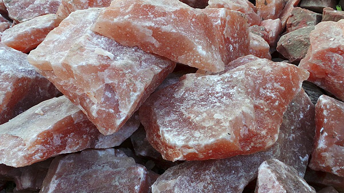 Piedras de sal del Himalaya